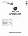 John Deere 450J, 550J, 650J Crawler Dozers Repair Manual TM2258
