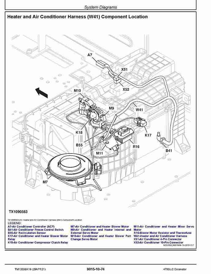 John Deere 470GLC Crawler Excavators Operation and Test Manual TM13338X19
