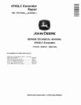 John Deere 470GLC Crawler Excavators Repair Manual TM12180