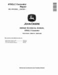 John Deere 470GLC (SN. from C047001) Crawler Excavators Repair Manual TM13174X19