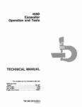 John Deere 495D Wheeled Excavators Operation and Test Manual TM1456