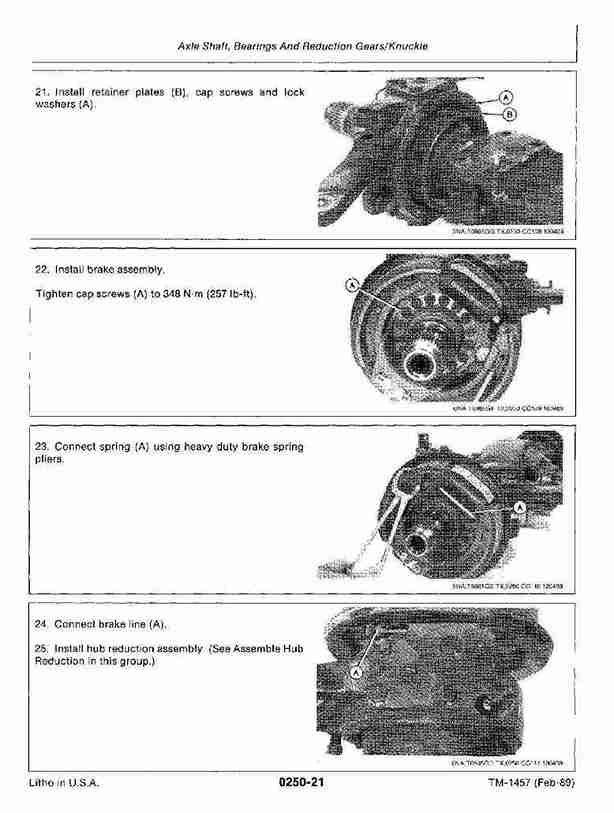 John Deere 495D Wheeled Excavators Repair Manual TM1457