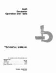 John Deere 595D Wheeled Excavators Operation and Test Manual TM1444