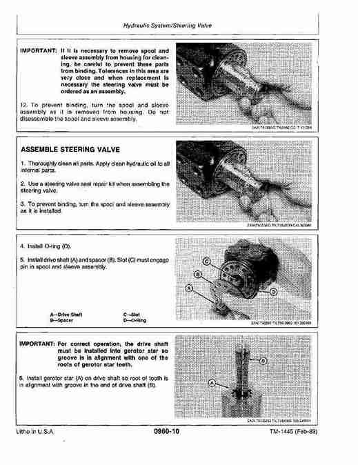 John Deere 595D Wheeled Excavators Repair Manual TM1445 John Deere 595D Wheeled Excavators Repair Manual TM1445