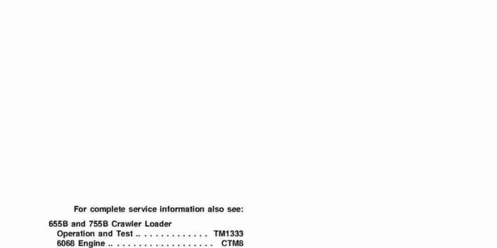 John Deere 655B and 755B Crawler Loaders Repair Manual TM1478