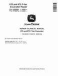 John Deere 670 P-Tier and 870 P-Tier Crawler Excavators Repair Manual TM14605X019 John Deere 670 P-Tier and 870 P-Tier Crawler Excavators Repair Manual TM14605X019