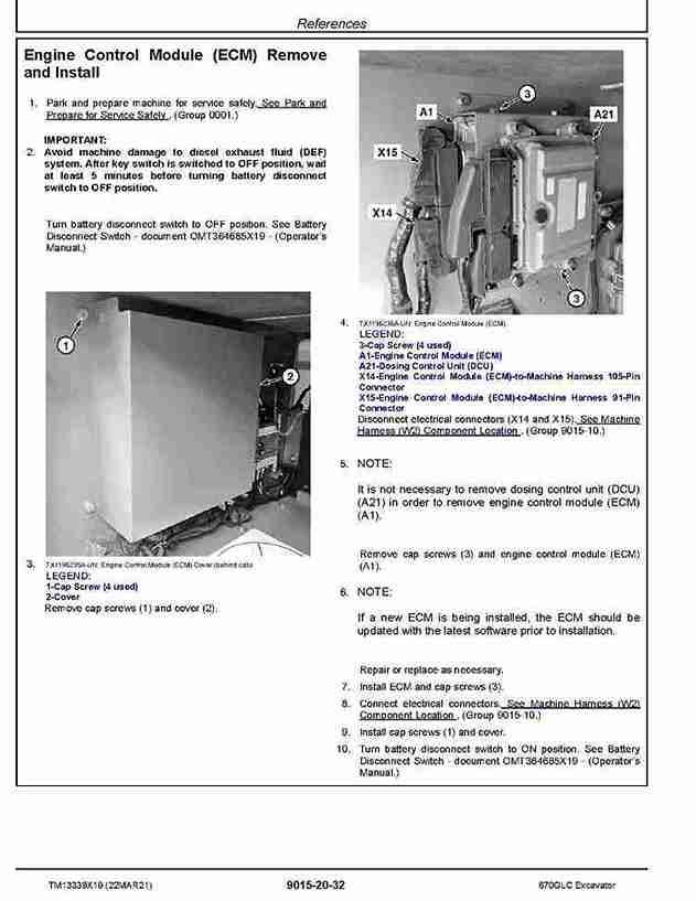 John Deere 670GLC Crawler Excavators Operation and Test Manual TM13339X19 John Deere 670GLC Crawler Excavators Operation and Test Manual TM13339X19