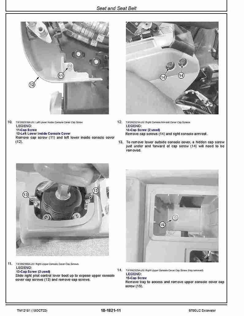 John Deere 670GLC Crawler Excavators Repair Manual TM12181 John Deere 670GLC Crawler Excavators Repair Manual TM12181