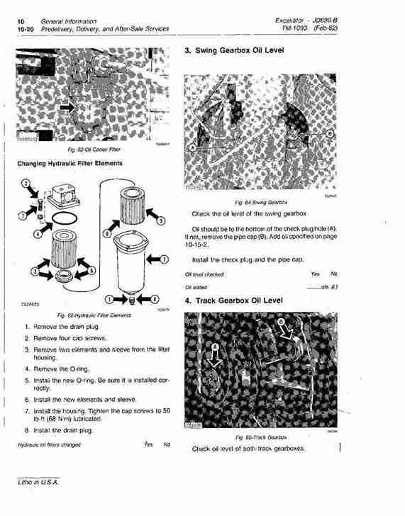 John Deere 690B Crawler Excavators Technical Manual TM1093
