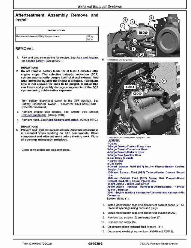 John Deere 700L PL Pipelayer Ready Crawler Repair Manual TM14433X019 John Deere 700L PL Pipelayer Ready Crawler Repair Manual TM14433X019