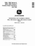 John Deere 750C, 850C Series II Crawler Dozers Operation and Test Manual TM1588