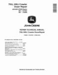 John Deere 750J, 850J Crawler Dozers with 6081HT006 Engine Repair Manual TM2261