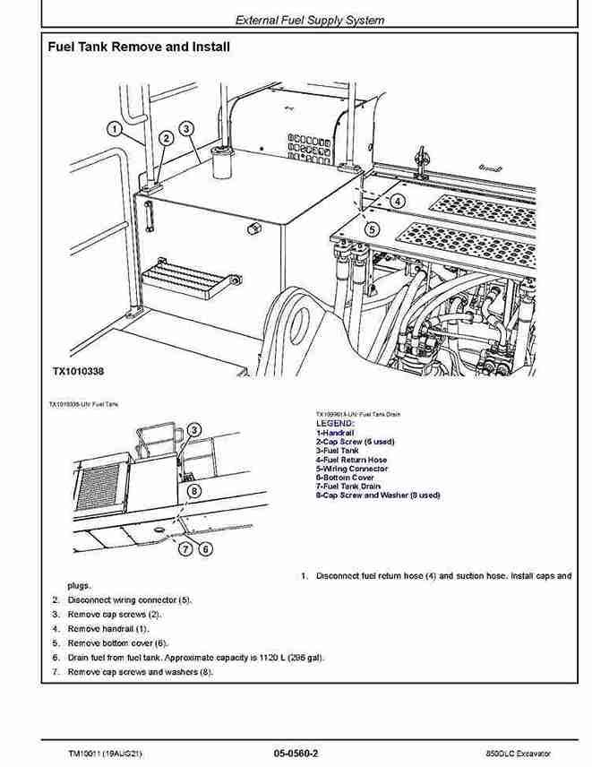 John Deere 850DLC Crawler Excavators Repair Manual TM10011