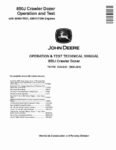 John Deere 850J Crawler Dozer Operation and Test Manual TM1730