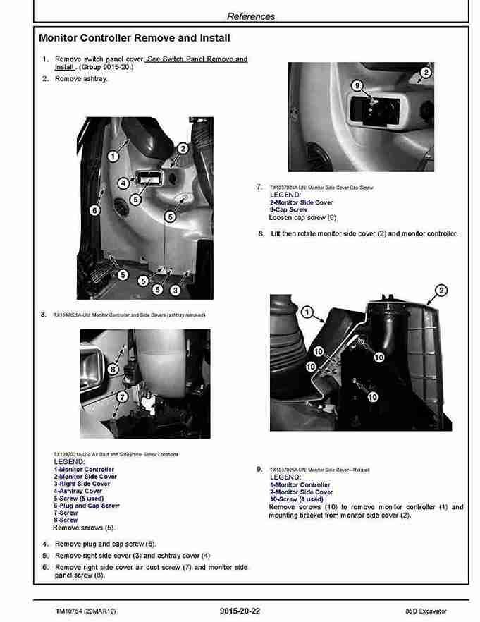 John Deere 85D Crawler Excavators Operation and Test Manual TM10754