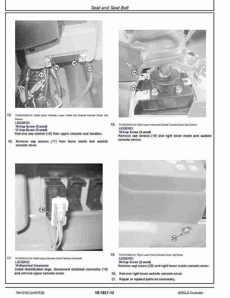 John Deere 870GLC Crawler Excavators Repair Manual TM12182 John Deere 870GLC Crawler Excavators Repair Manual TM12182
