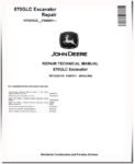 John Deere 870GLC Crawler Excavators Repair Manual TM13343X19