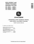 John Deere E210, E210LC and E230LC Crawler Excavators Operation and Test Manual TM12729 John Deere E210, E210LC and E230LC Crawler Excavators Operation and Test Manual TM12729