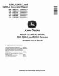 John Deere E240, E240LC and E260LC Crawler Excavators (SN. from C000001, D000001) Repair Manual TM14399X019