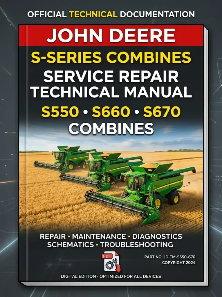 John Deere S550 S660 S670 Combines Service Repair Technical Manual