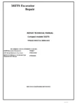 TM1818 John Deere 50ZTS Compact Excavator Repair Manual