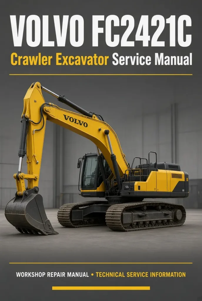VOLVO FC2421C Crawler Excavator Service manual VOLVO FC2421C Crawler Excavator Service manual