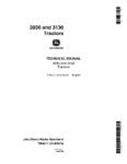 John Deere 3030 3130 Tractors Service Manuals TM4277