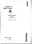 John Deere R Diesel Tractors Service Manual SM2005